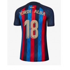 Barcelona Jordi Alba #18 Hemmatröja Dam 2022-23 Korta ärmar